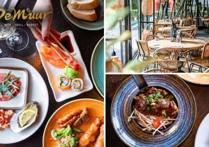 All-You-Can-Eat & Drink (2,5 uur) bij Restaurant De Muur