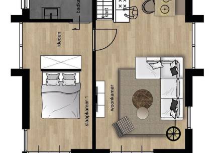 Bos villa met hottub - 6 personen