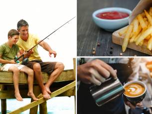 Steurvissen + materiaal + drankje + patat/snack (4 uur)