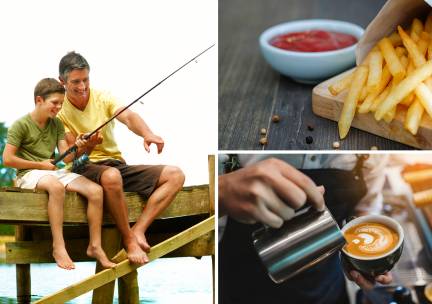 Steurvissen + materiaal + drankje + patat/snack (4 uur)