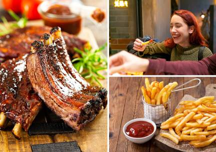 All-You-Can-Eat friet of spareribs (1,5 uur) bij Snackpoint De Kolibrie
