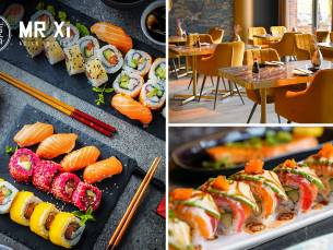 Sushibox (24, 54 of 72 stuks) om af te halen bij Mr Xi Asian Bistro