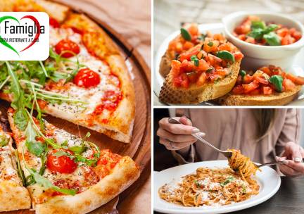 Italiaans 2-gangen keuzediner bij La Famiglia