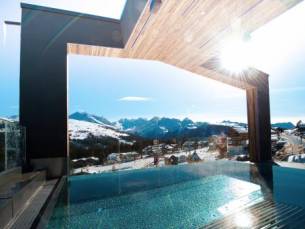 Levensstijl. Gezin. SPA, gastronomische keuken en Alpenpanorama
