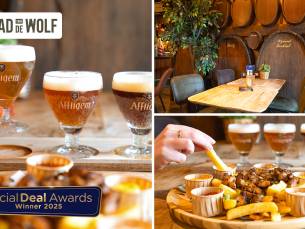 Bierproeverij bij CafÃ© Aad de Wolf