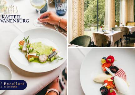 3-gangenlunch van de chef of een 6-gangendiner van de chef bij Kasteel De Vanenburg