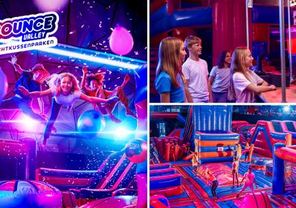 Entree Bounce Valley (2 uur) + sokken + verkoelende slush puppy