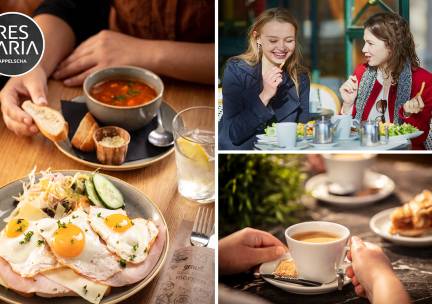 3-gangen keuzelunch bij Restaria Appelscha