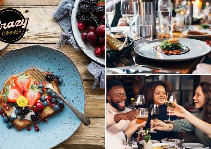 Crazy brunch- of dinerspel (2-8 pers.) voor thuis