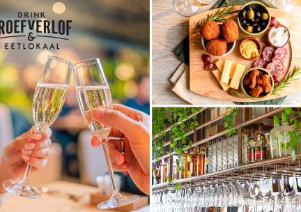 Borrelplank + welkomstbubbel bij Drink & Eetlokaal Proefverlof