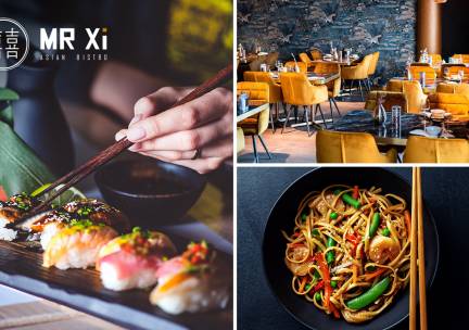 All-You-Can-Eat sushi en grill bij Mr Xi Asian Bistro