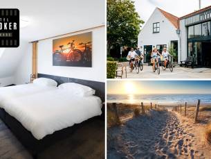 Overnachting voor 2 + ontbijt + welkomstdrankje in Renesse