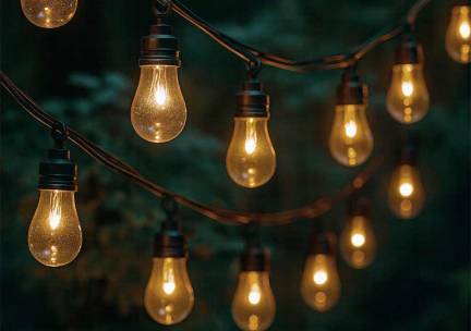 Sfeervol Lichtsnoer Met 20 Lampen - Maak Tuin Of Balkon Nog Gezelliger! ...