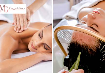 Massage naar keuze (45 of 60 min) of Japanese head spa (80 min)