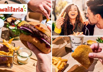 Friet met snack, een broodje of burger + milkshake of frisdrank naar keuze