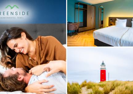 Overnachting(en) voor 2 + ontbijt + welkomstdrankje + late check-out + wellness