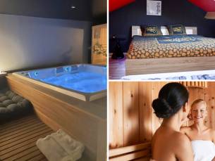 Overnachting voor 2 + bubbelbad en sauna