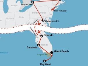 America's East Coast (15 dagen)