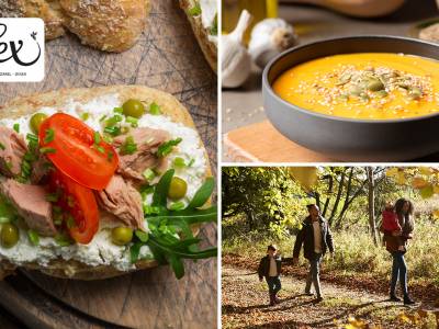 2-gangen keuzelunch + wandeling