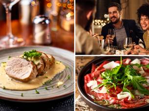 Bezorgen: hoofdgerecht of 3-gangendiner bij De Culinaire Traiteur