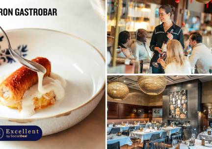 3-gangenlunch Ã  la carte + friet + salade bij Michelinster-restaurant Ron Gastrobar