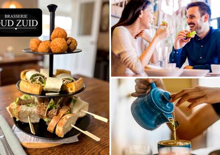 High tea (1,5 uur) bij Brasserie Oud Zuid in hartje Drachten