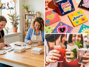 Workshop tegels pimpen + iets lekkers + drankje (1,5 tot 2 uur) in hartje Wijchen