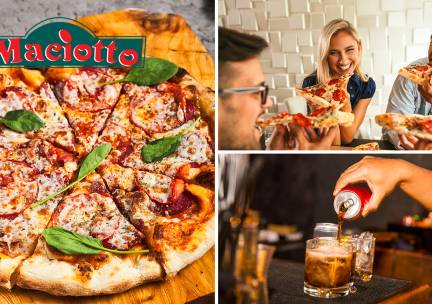 Pizza naar keuze + blikje frisdrank om af te halen