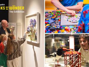 Entree Bricks of Wonder: LEGO-expositie