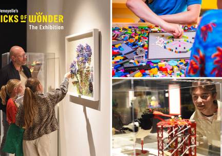 Entree Bricks of Wonder: LEGO-expositie