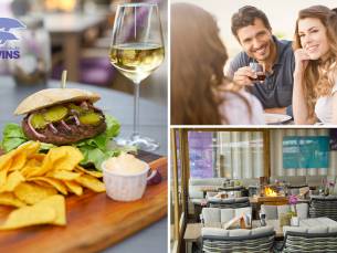 2- of 3-gangen keuzediner aan zee bij Beachclub TWINS