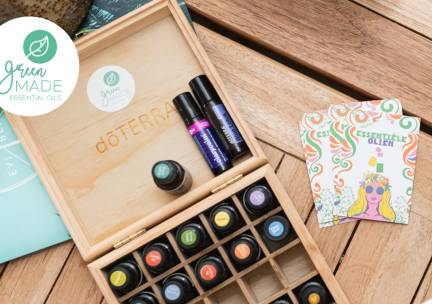 Workshop met essentiële oliën (1,5 uur) + olieroller + evt. persoonlijk advies of spray maken