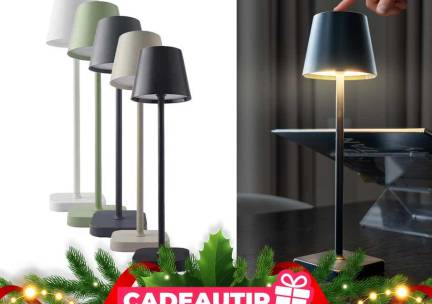 SEVVA® Tafellamp Oplaadbaar Aluminium - Dimbaar En Met Kleurwissel! ...