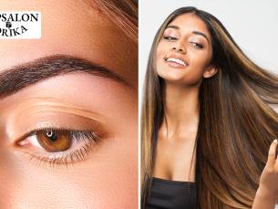 Kappersbehandeling naar keuze of wenkbrauwen epileren