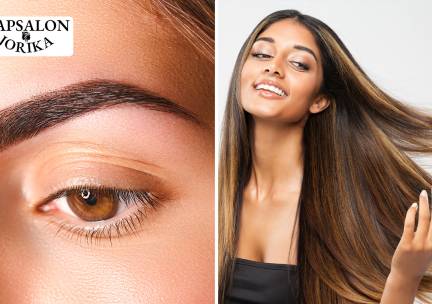 Kappersbehandeling naar keuze of wenkbrauwen epileren