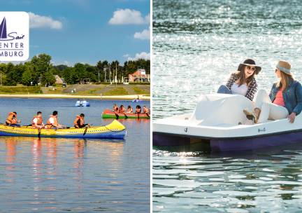 Kanotocht of waterfietsen (1,5 uur) op de Maas voor 2-8 personen