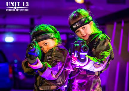 2 uur lasergamen + friet bij Unit 13