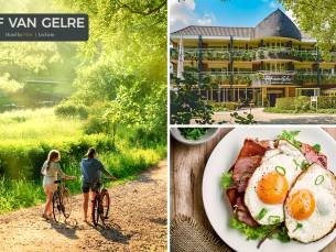 Wandel- of fietsarrangement incl. koffie/thee met gebak + 2-gangenlunch