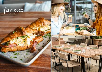 Ontbijt Ã  la carte bij Beachclub Far Out