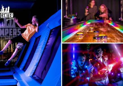 Jumpen (1,5 uur) + jumpsokken + zakje chips OF 3 uur entree tijdens All Night Long