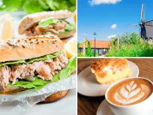 Wandelarrangement incl. koffie of thee en gebak + 2-gangenlunch bij EetcafÃ© Havenzicht