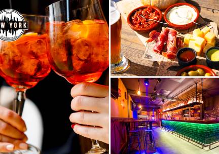 Bier-, cocktail- of wijnproeverij + tapas bij Bar New York