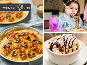 2-gangen pannenkoekendiner + broodplankje bij Het Twentse Ros