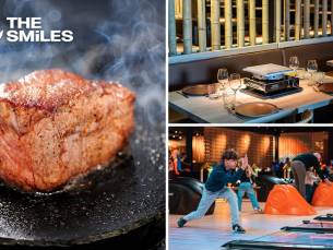Hoofgerecht of steengrillen + 2 sessies bowlen of karten