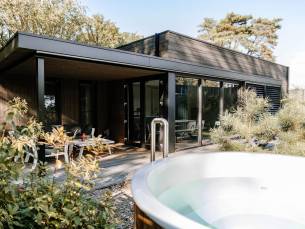 Luxe Lodge met hottub - 6 persoons