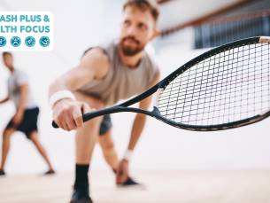 Huur (interactieve) squashbaan (45 min) of abonnement