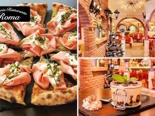 3-gangendiner (60+ keuzes) bij Pizzeria Roma