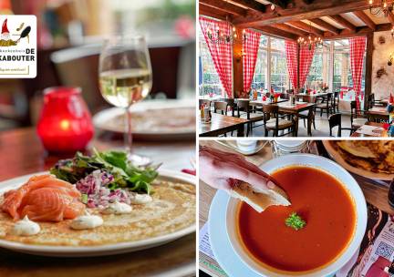 3-gangen keuzediner bij Pannenkoekenhuis De Boskabouter in Vaassen