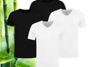 2-Pack Bamboo Elements Heren T-shirts