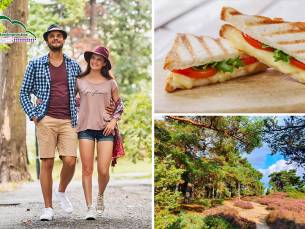Wandelarrangement incl. koffie/thee + 2-gangenlunch bij Camping het Horstmannsbos